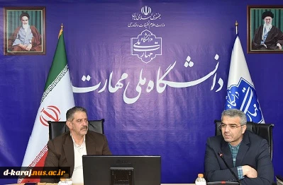 دیدار رئیس و اعضای هیئت رئیسه دانشگاه با مشاور وزیر علوم، تحقیقات و فناوری در حوزه اقتصاد آموزش عالی و دبیر ستاد خیرین 2