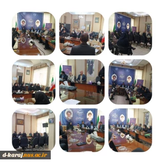 دیدار نوروزی رئیس و معاونین دانشگاه ملی مهارت استان البرز با رئیس و کارکنان آموزشکده ملی مهارت دختران کرج