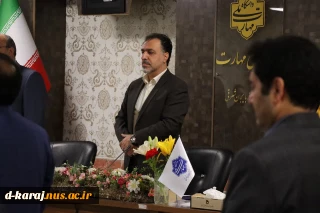  نشست تخصصی معاونین آموزشی 31 استان با حضور دکتر جهانشاهی معاون آموزشی، دکتر منصوری نسب، رئیس مرکز نظارت، ارزیابی و تضمین کیفیت دانشگاه، مدیران کل معاونت آموزش، معاونین مدیران کل آموزش، معاونین آموزشی 31 استان در دانشگاه ملی مهارت