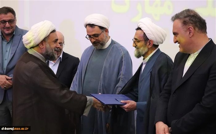 انتصاب حجت الاسلام والمسلمین محمد ابراهیم افلاکیان به‌عنوان نماینده نهاد مقام معظم رهبری در دانشگاه ملی مهارت استان همدان 2