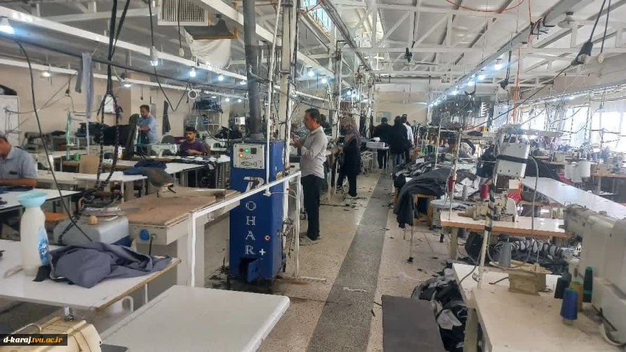 گزارش بازدید از صنایع پوشاک همدان  3