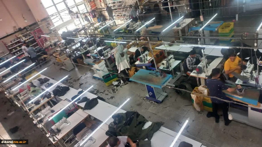 گزارش بازدید از صنایع پوشاک همدان  5