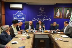 نشست رئیس دانشگاه ملی مهارت با اعضای هیئت‌علمی در آموزشکده پسران رشت (شهید چمران) _ واحد استانی گیلان