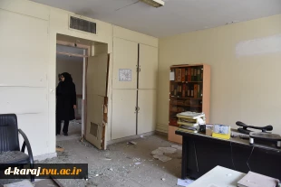 بازدید رئیس دانشگاه ملی مهارت از ساختمان‌های آسیب دیده دانشکده ولیعصر 4