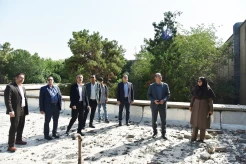 بازدید رئیس دانشگاه ملی مهارت و مدیران ستادی از فضاهای آسیب‌دیده جنگ سوم تحمیلی دانشکده ملی مهارت ولیعصر(عج)