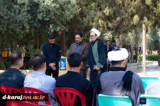 آیین بدرقه کاروان‌های دانشجویی دانشگاه ملی مهارت استان تهران به مقصد پیاده‌روی اربعین حسینی با حضور مسئولان دانشگاه