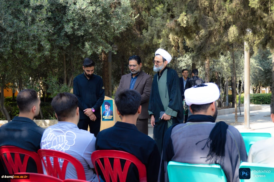 آیین بدرقه کاروان‌های دانشجویی دانشگاه ملی مهارت استان تهران به مقصد پیاده‌روی اربعین حسینی با حضور مسئولان دانشگاه 2